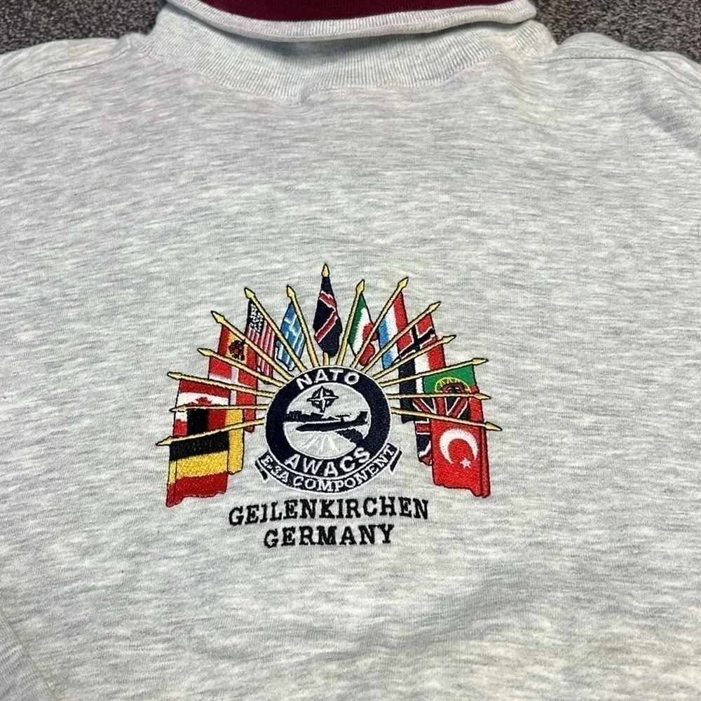 Vtg Sweatshirt Gear For Sport Mens XL Geilenkirchen Germany Crewneck Heavyweight